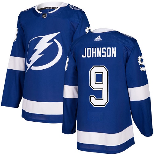Adidas Tampa Bay Lightning 9 Tyler Johnson Blue Home Authentic Stitched Youth NHL Jersey